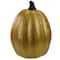 Orange & Gold Diamond Patterned Halloween Pumpkin Tabletop Decoration